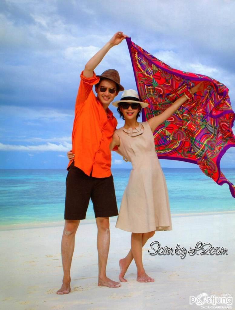 กอล์ฟ-พิชญะ & เต้ย-จรินทร์พร @ HONEYMOON+TRAVEL no.127 December 2012