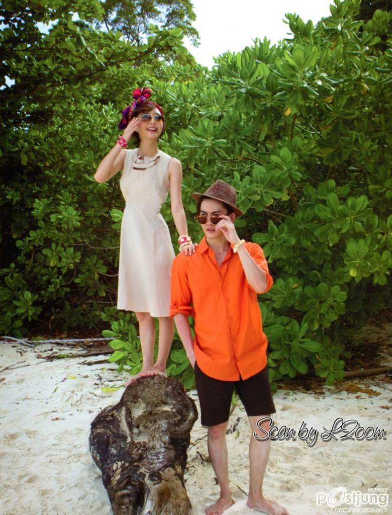 กอล์ฟ-พิชญะ & เต้ย-จรินทร์พร @ HONEYMOON+TRAVEL no.127 December 2012
