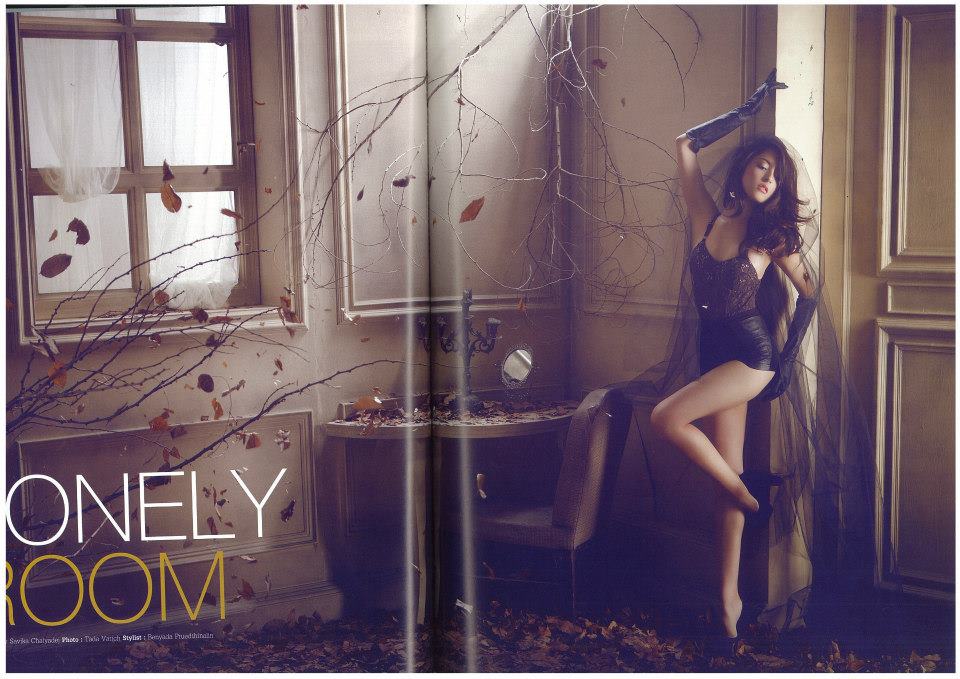 พิ้งกี้ สาวิกา ถ่ายแบบนิตยสาร ปีนี้ She งานเยอะ