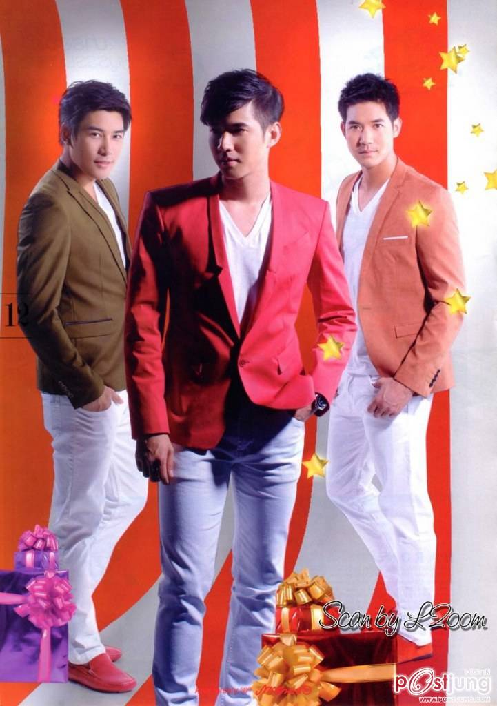 มาริโอ้ / เคน ภูภูมิ / เวียร์ ศุกลวัฒน์ @ ภาพยนตร์บันเทิง vol.39 no.1844 December 2012