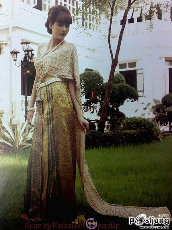 ญาญ่า มิ้นต์ คิม มาร์กี้ ในชุดไทย