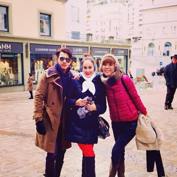 หวานชื่น! อั้ม ควง นัท สวีทกลางหิมะในสวิตเซอร์แลนด์