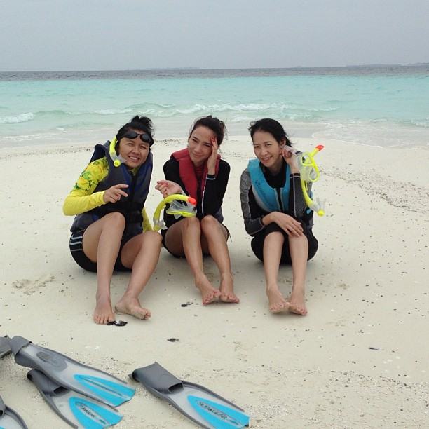 อั้ม พัชรภา  in Maldives !  สวยมาากกกกกกกกก