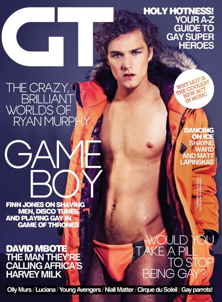 Finn Jones @ Gay Times Magazine February 2013