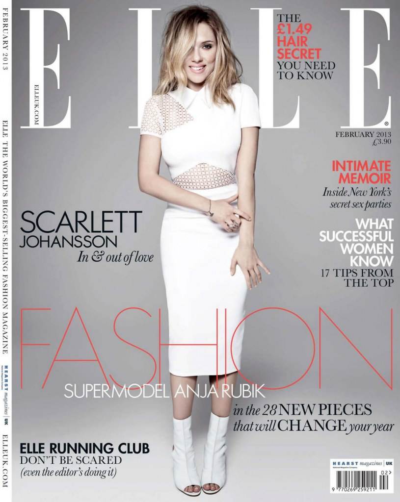 Scarlett Johansson @ Elle UK February 2013