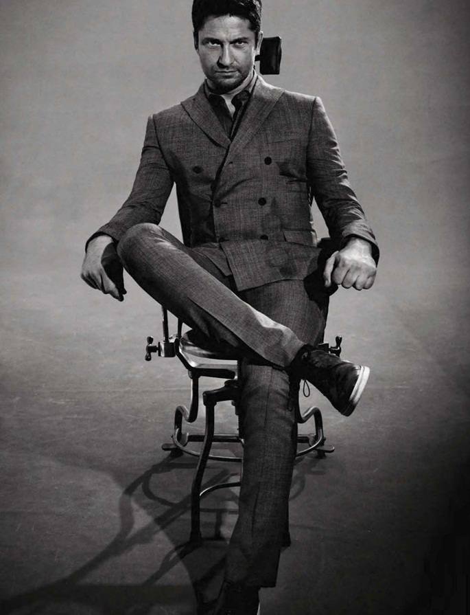 Gerard Butler @ L'Uomo Vogue January 2013