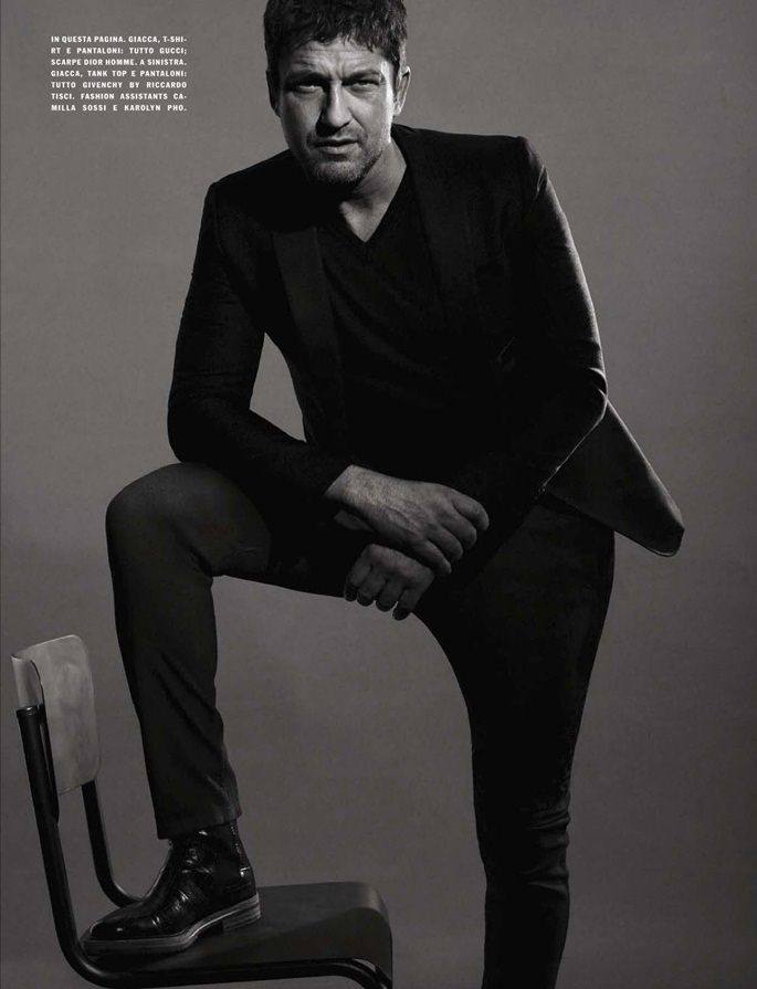 Gerard Butler @ L'Uomo Vogue January 2013