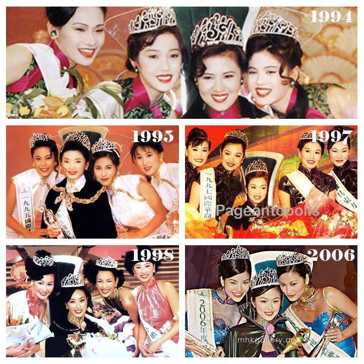 ผลงานบนเวที Miss Chinese International ของตัวแทนสาวไทยตั้งแต่ปี 1991 - 2012