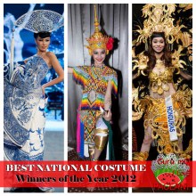 Best National Costume winners of the Year จากเวทีระดับแกรนด์สแลมประจำปี 2012/2555