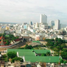 The cities of Thailand