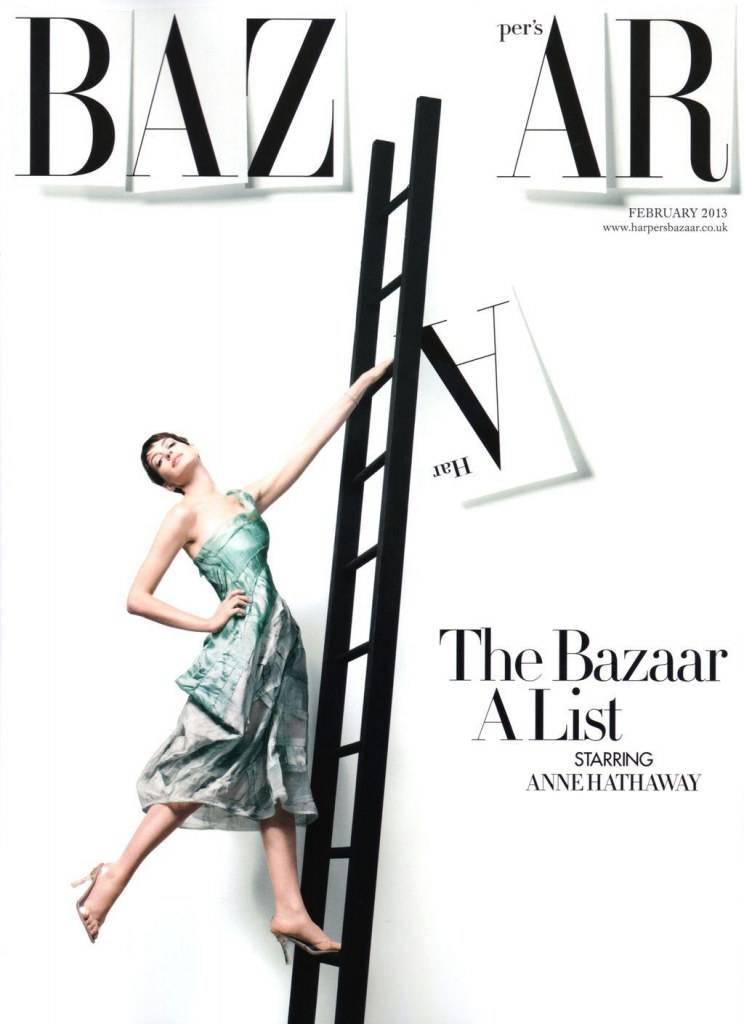 Anne Hathaway @ Harper's Bazaar UK February 2013