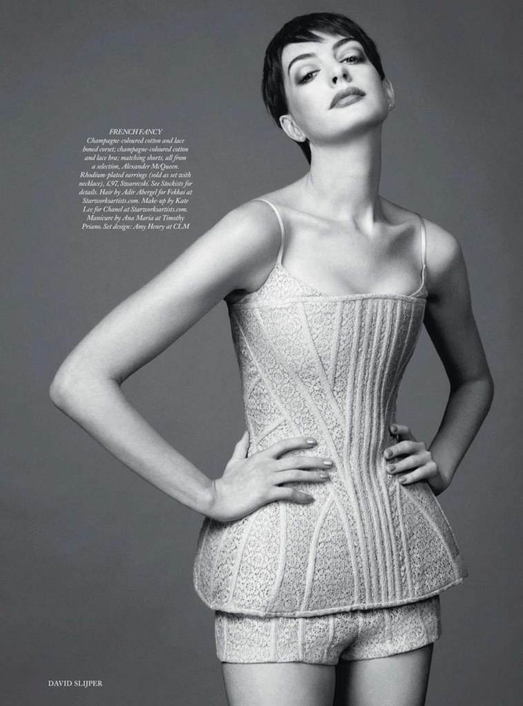 Anne Hathaway @ Harper's Bazaar UK February 2013