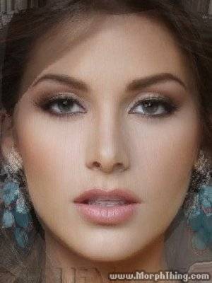 เมื่อนำใบหน้า Miss Venezuela 4 คนมารวมกัน