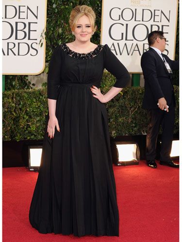 Adele in Burberry