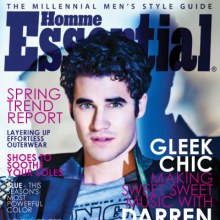 Darren Criss @  Essential Homme January/February 2013