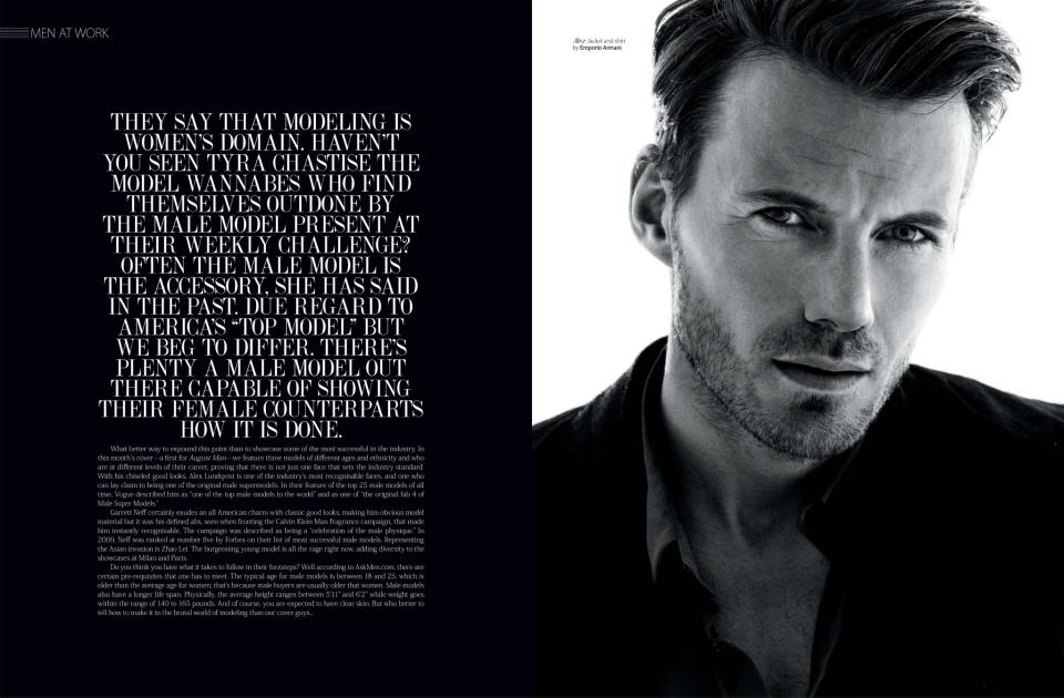 Alex Lundqvist , Garrett Neff & Zhao Lei @ August Man Malaysia November 2012