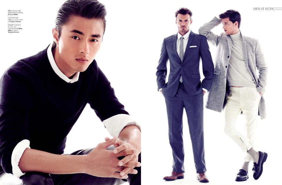 Alex Lundqvist , Garrett Neff & Zhao Lei @ August Man Malaysia November 2012