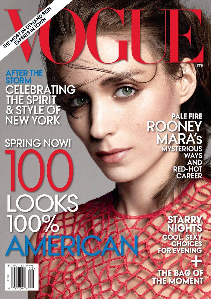 Rooney Mara @ Vogue US February 2013