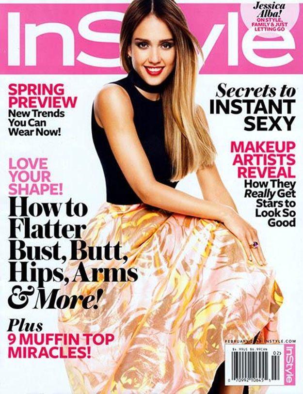 Jessica Alba @ InStyle USA February 2013