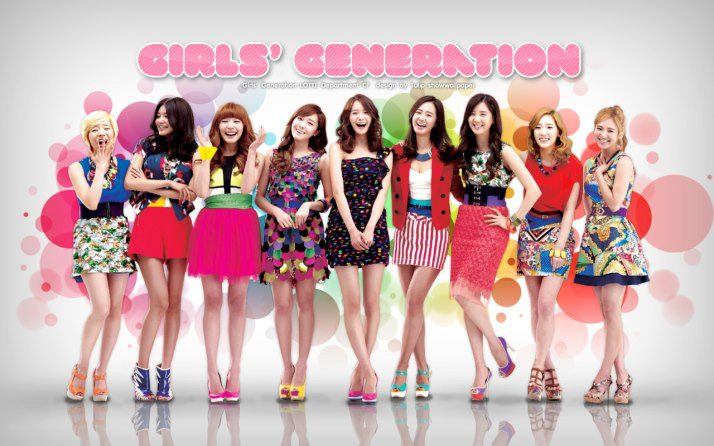 SNSD they're idol of asia