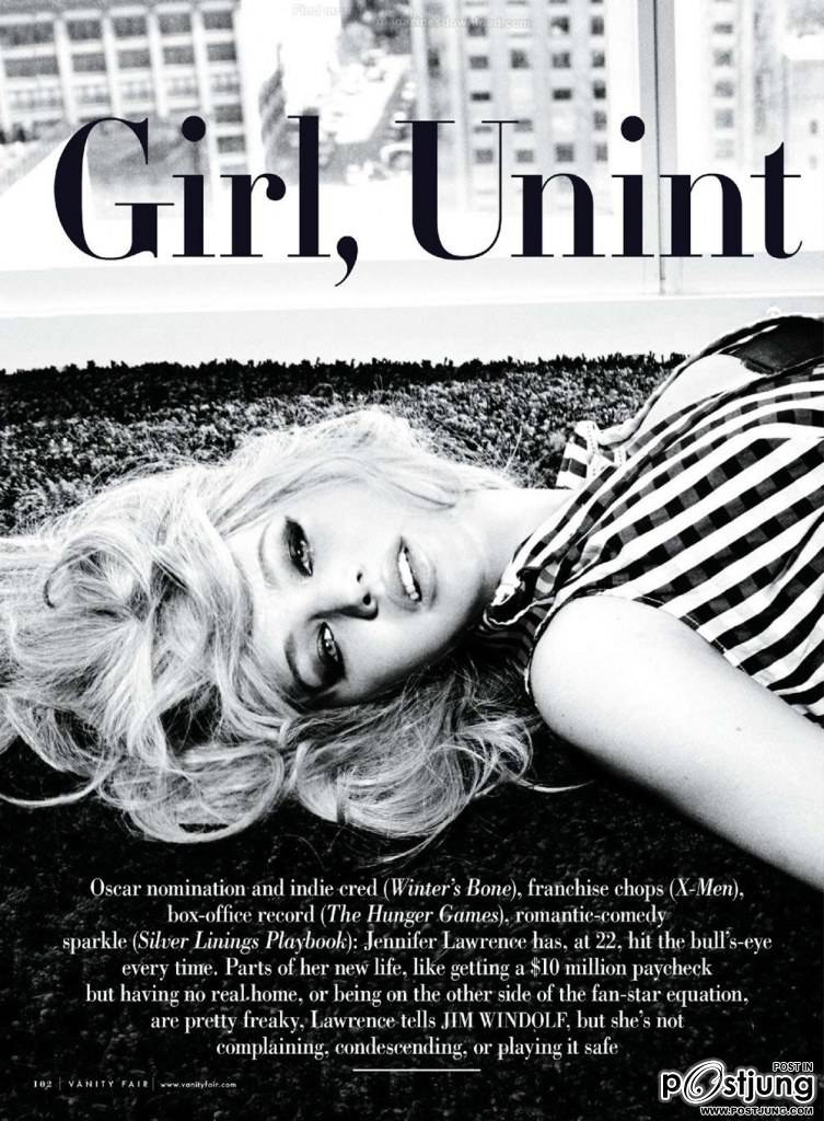 Jennifer Lawrence @ Vanity Fair February 2013
