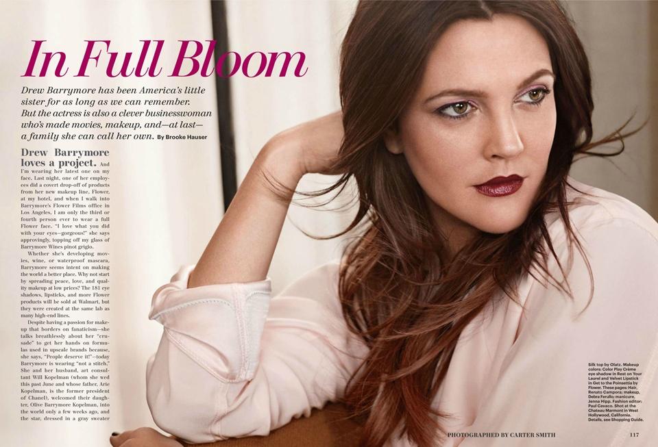 Drew Barrymore @ Allure January 2013