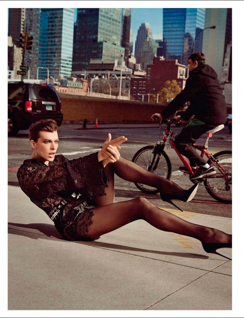 Milla Jovovich @ Vogue Paris February 2013