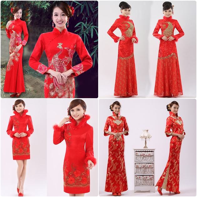 แฟชั่น ชุดแต่งงานกี่เพ้า ในสไตล์ที่มีความทันสมัย