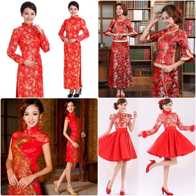 แฟชั่น ชุดแต่งงานกี่เพ้า ในสไตล์ที่มีความทันสมัย