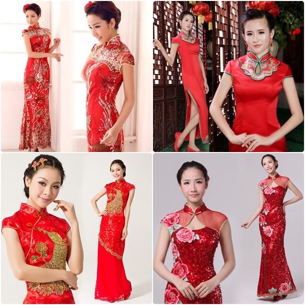 แฟชั่น ชุดแต่งงานกี่เพ้า ในสไตล์ที่มีความทันสมัย