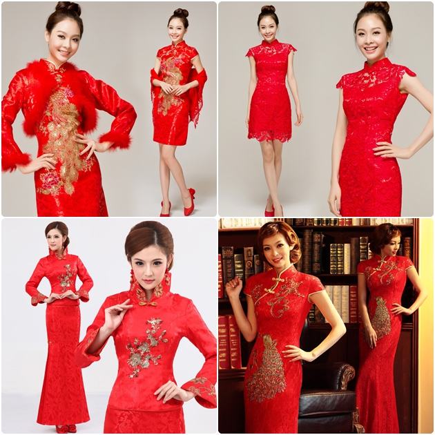 แฟชั่น ชุดแต่งงานกี่เพ้า ในสไตล์ที่มีความทันสมัย