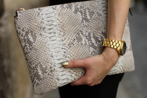 แฟชั่น กระเป๋าถือ หนังงู สุดจี๊ด มาแรงงแห่งปี