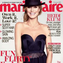 Heidi Klum @ Marie Claire USA February 2013