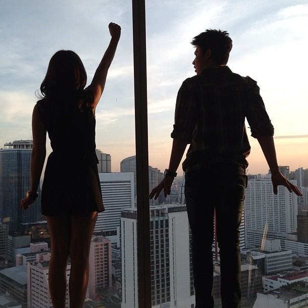 หมาก-คิม จาก ละคร ต้นรักริมรั้ว