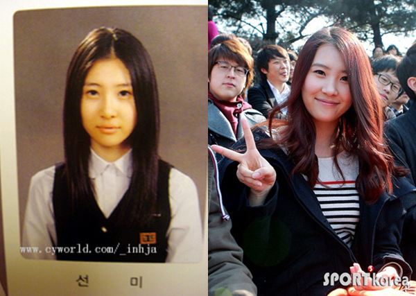 ภาพสมัย ม.ต้น ของเกิร์ลกรุ๊ปเกาหลี