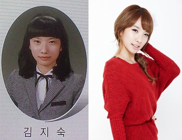 ภาพสมัย ม.ต้น ของเกิร์ลกรุ๊ปเกาหลี