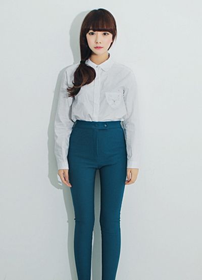 แฟชั่น กางเกงเอวสูง สำหรับ สาวๆ