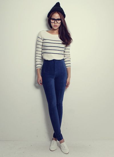 แฟชั่น กางเกงเอวสูง สำหรับ สาวๆ