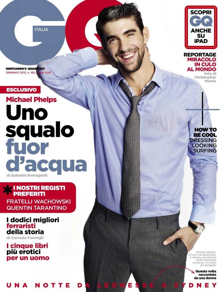 Michael Phelps @ GQ Italia January 2013