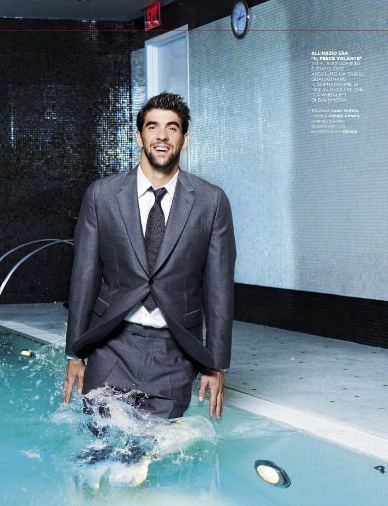 Michael Phelps @ GQ Italia January 2013