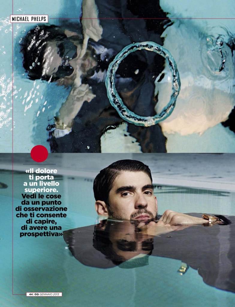 Michael Phelps @ GQ Italia January 2013