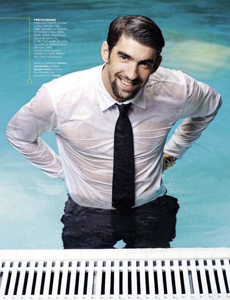 Michael Phelps @ GQ Italia January 2013