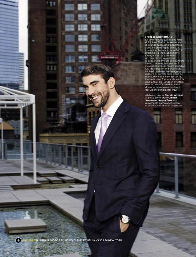 Michael Phelps @ GQ Italia January 2013