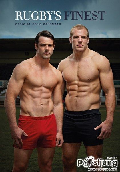 Official Rugby&rsquo;s Finest Hunks 2013 Calendar : HQ images