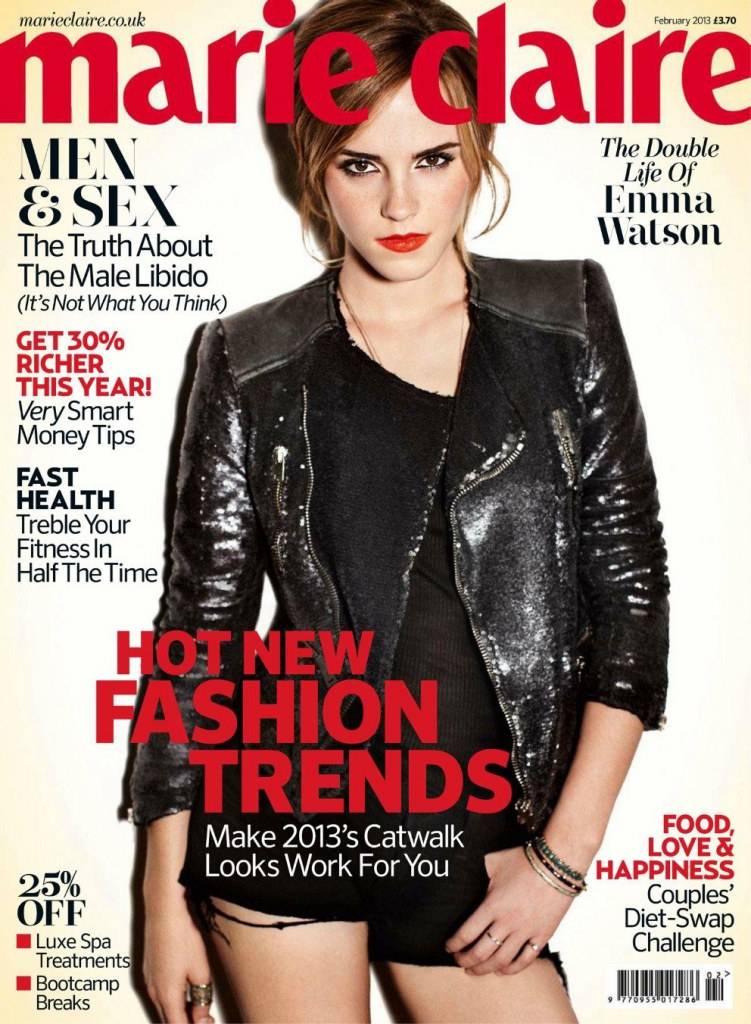 Emma Watson @ Marie Claire UK February 2013