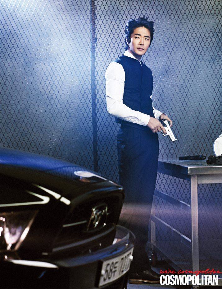 Kwon Sang Woo @ Cosmopolitan Korea February 2013