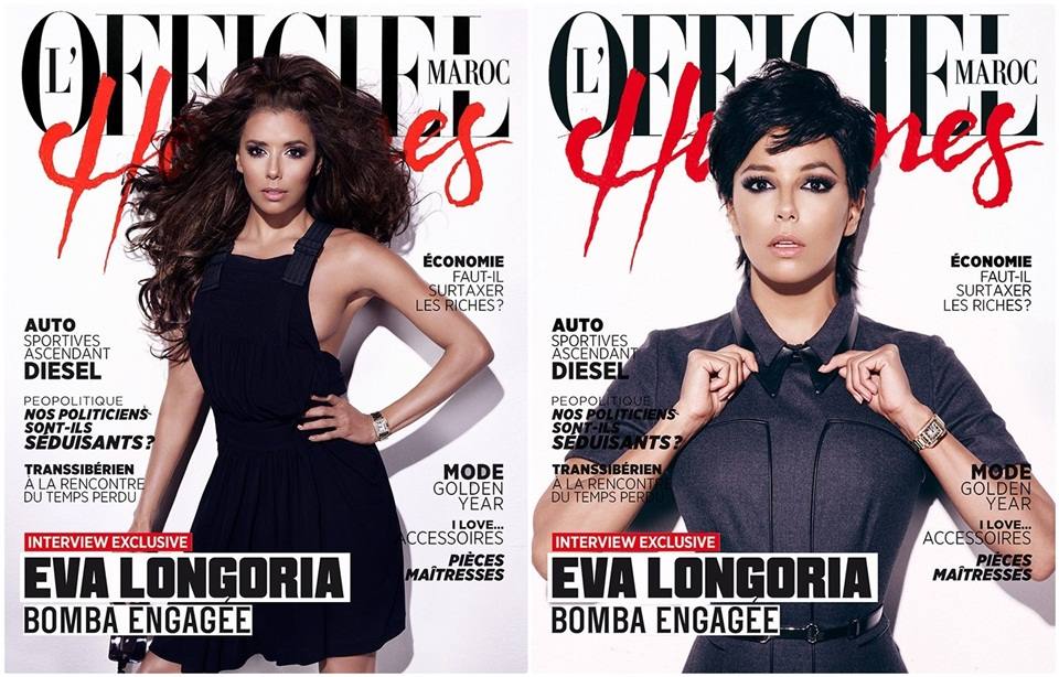 Eva Longoria @ L'Officiel Hommes February 2013