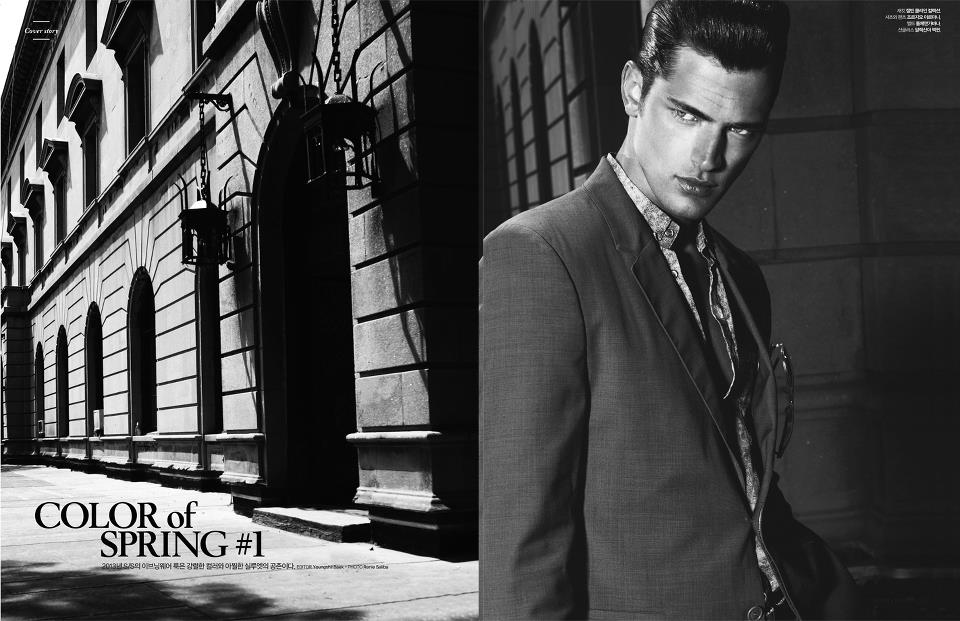 Sean O'Pry @ L'Officiel Hommes Korea February 2013