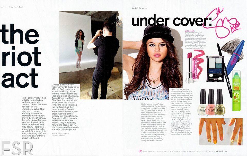 Selena Gomez @ Nylon USA February 2013
