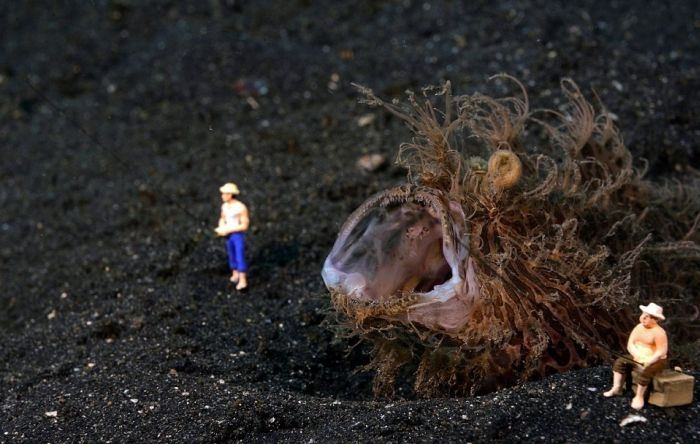 มนุษย์ในโลกใต้น้ำ ภาพถ่ายเหนือจริง เเนวคิดเจ๋งดี